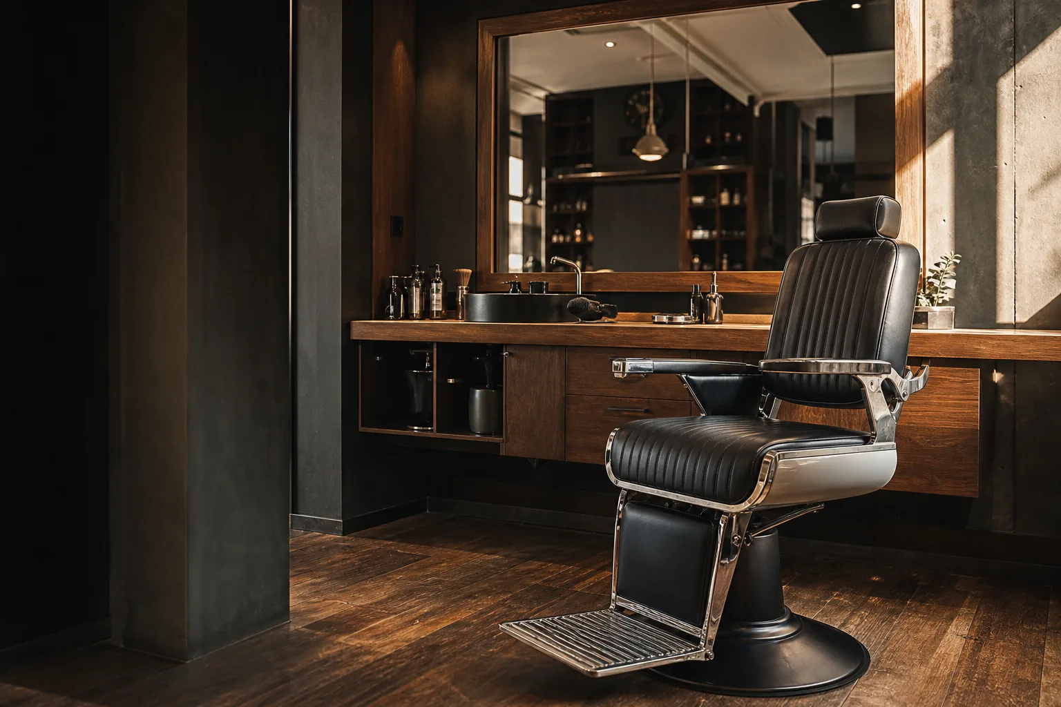 Ambiente da Barbearia Latin Barber Shop